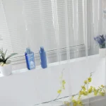 clear bathroom curtain