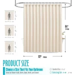 boho farmhouse shower curtain