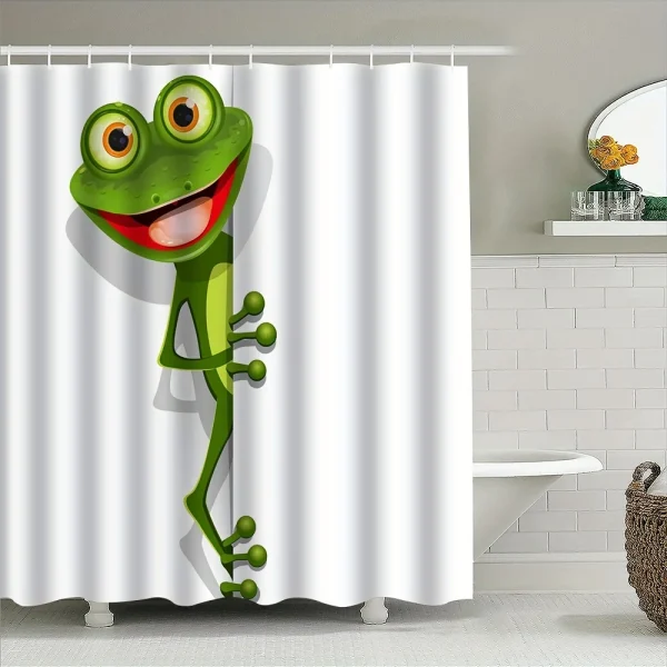 Cartoon Frog Kids curtain