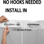 Mesh Window Shower Curtain