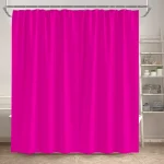 modern triangle design bathroom curtain