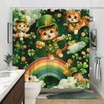 leprechaun shower curtain
