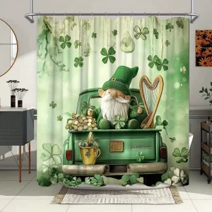 St Patricks Day shower curtain