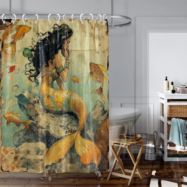 Enchanted Mermaid Shower Curtain