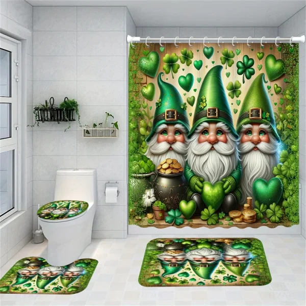 St. Patrick’s Day Gnome Bathroom Set