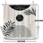 bohemian shower curtain design