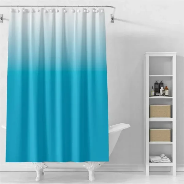 Blue Gradient Ombre curtain