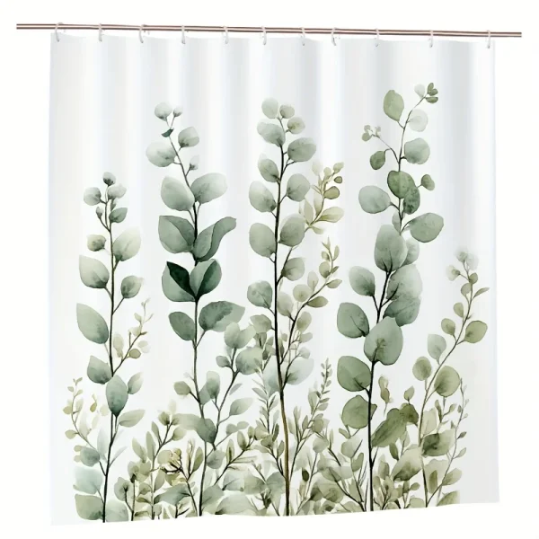 Eucalyptus Leaves Shower Curtain