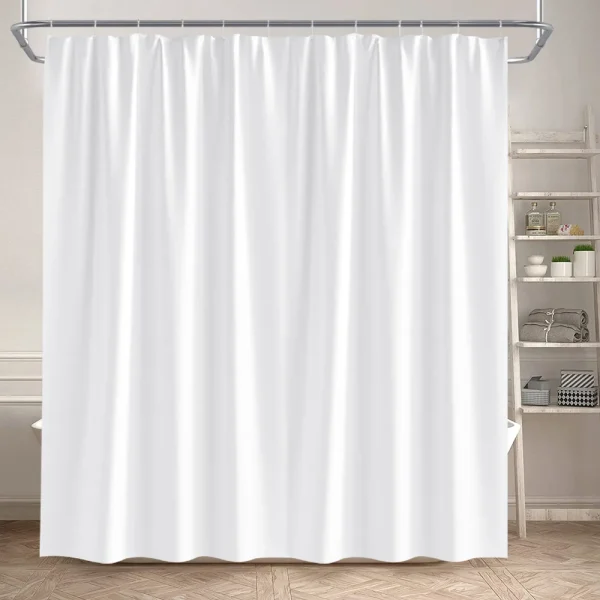 Solid White Color Modern Minimalist