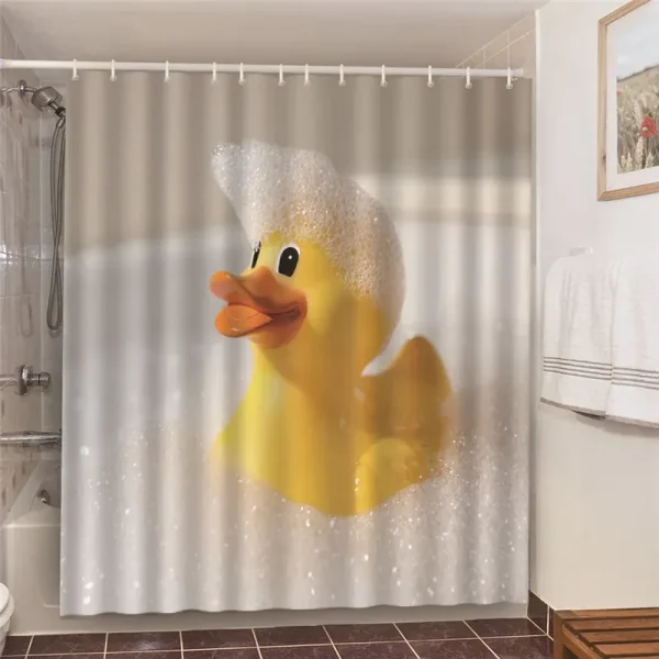 funny bathing rubbe duckling