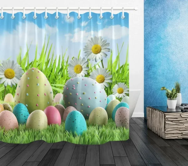 Happy Easter Colorful Eggs festive decor