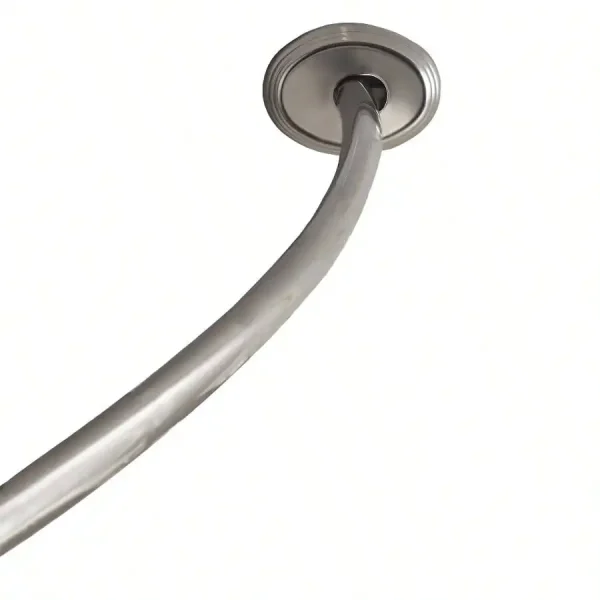 No Rust Stainless Steel Curved Shower Curtain Rod