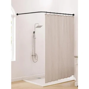 Heavy Duty Wall Mounted Curved Shower Rod