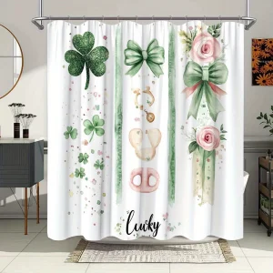 Lucky Clover Shower Curtain