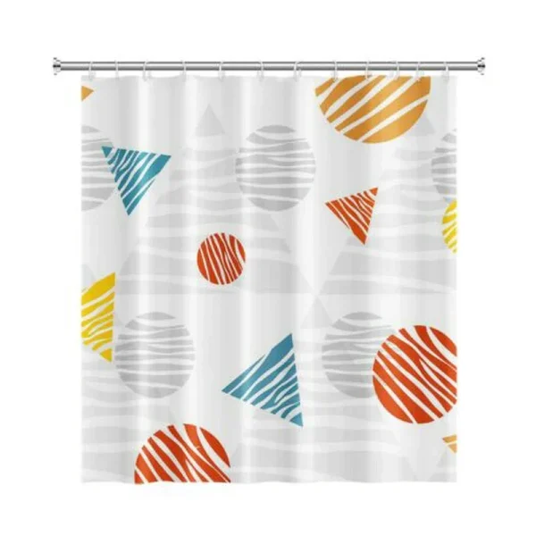 Colorful Nordic Boho Abstract Morandi Shower Curtain