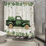 Premium polyester shower curtain