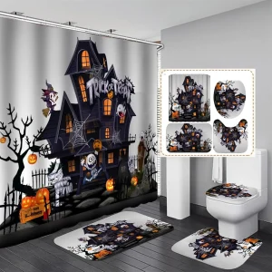 haunted mansion shower curtain